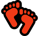 Foot Emoji, Microsoft style