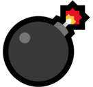 Bomb Emoji, Microsoft style