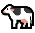 Cow Emoji, Microsoft style