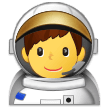 Man Astronaut Emoji, Samsung style