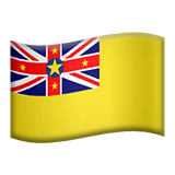Flag: Niue Emoji, Apple style