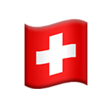 Flag: Switzerland Emoji, Apple style