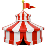 Circus Tent Emoji, Apple style