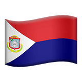 Flag: Sint Maarten Emoji, Apple style