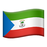 Flag: Equatorial Guinea Emoji, Apple style