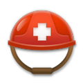 Rescue Worker’s Helmet Emoji, LG style