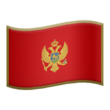 Flag: Montenegro Emoji, Apple style