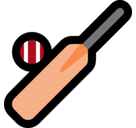 Cricket Game Emoji, Microsoft style