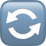 Counterclockwise Arrows Button Emoji, Apple style