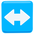 Left-Right Arrow Emoji, Facebook style