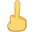 Middle Finger Emoji, Facebook style