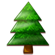 Evergreen Tree Emoji, Samsung style
