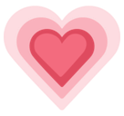 Growing Heart Emoji, Facebook style
