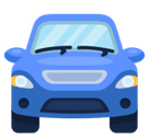 Oncoming Automobile Emoji, Facebook style