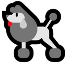 Poodle Emoji, Microsoft style
