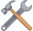 Hammer and Wrench Emoji, Facebook style