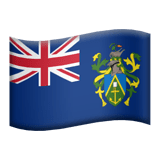 Flag: Pitcairn Islands Emoji, Apple style