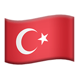 Flag: Turkey Emoji, Apple style