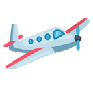 Small Airplane Emoji, Facebook style