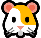 Hamster Face Emoji, Microsoft style