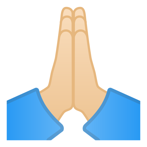 Folded Hands Emoji (U+1F64F)