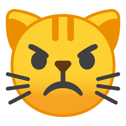 😾 Pouting Cat Face Emoji Meaning with Pictures: from A to Z