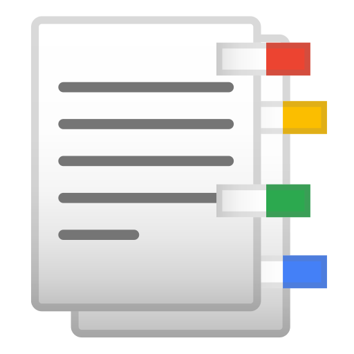google doc tab notes format