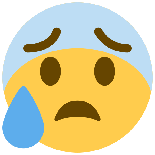 😰 Anxious Face with Sweat Emoji Meaning with Pictures: from A to Z