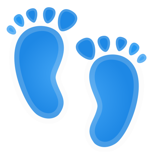 Feet chat symbol