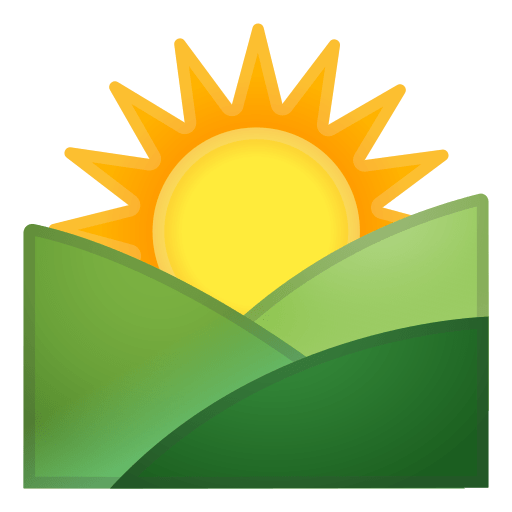 sunrise-over-mountains-emoji-meaning-with-pictures-from-a-to-z