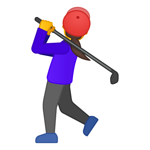 🏌 ♀ Meaning - Woman Golfing Emoji.