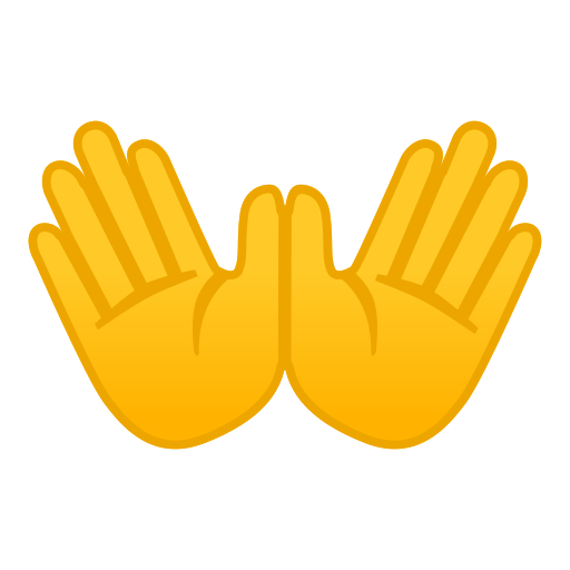 Open Hands Emoji Meaning With Pictures From A To Z