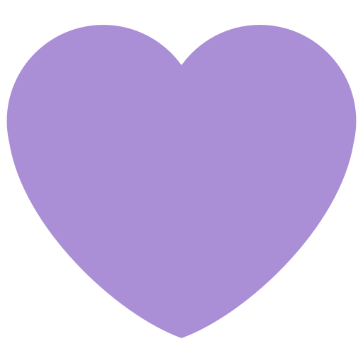 half red half purple heart meaning