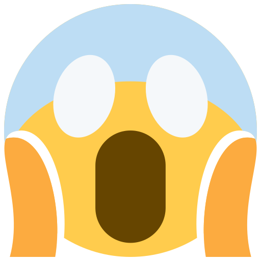😱 Face Screaming In Fear emoji Meaning
