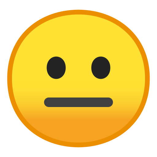 Straight Face Emoji - What Emojis Really Mean - The Straight Face Emoji