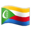 Flag: Comoros Emoji, Samsung style