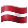 Flag: Latvia Emoji, Samsung style