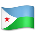 Flag: Djibouti Emoji, LG style