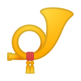 Postal Horn Emoji, Google style