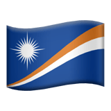 Flag: Marshall Islands Emoji, Apple style