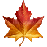 Maple Leaf Emoji, Apple style
