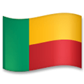 Flag: Benin Emoji, LG style