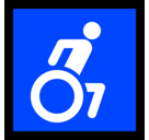 Wheelchair Symbol, Microsoft style