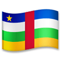 Flag: Central African Republic Emoji, LG style