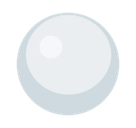 White Circle Emoji, Facebook style