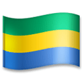 Flag: Gabon Emoji, LG style