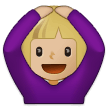 Woman Gesturing Ok Emoji with Medium-Light Skin Tone, Samsung style
