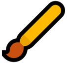 Paintbrush Emoji, Microsoft style
