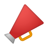 Megaphone Emoji, Google style