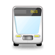 Oncoming Bus Emoji, Samsung style